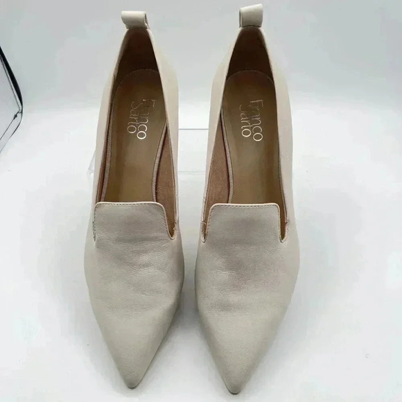 Franco Sarto Womens Cammera Wedges Pump Pointed Toe Leather upper 10 M - Picture 2 of 14